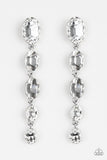 Paparazzi Earring - Red Carpet Radiance - White