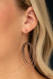 Paparazzi Earring - Walkabout Ware - Copper