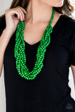 Paparazzi Necklace - Tahiti Tropic - Green