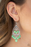Paparazzi Earring - Gorgeously Genie - Green