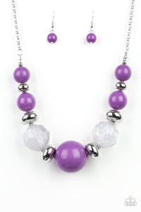 Paparazzi Necklace - Daytime Drama - Purple