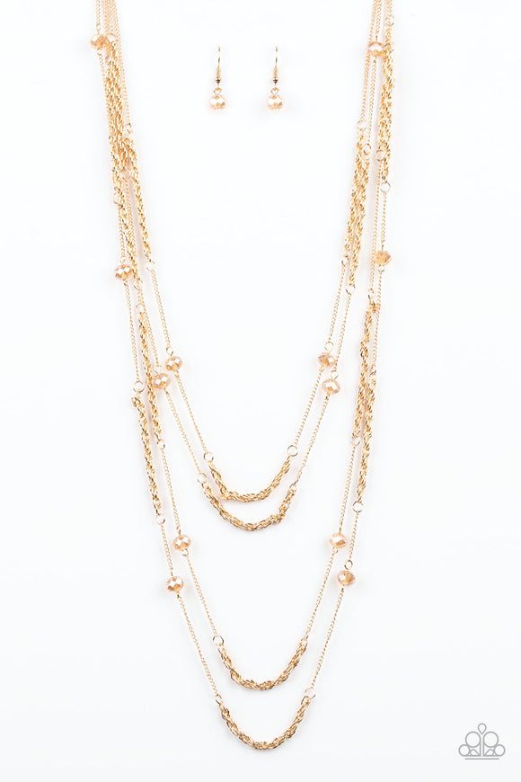 Paparazzi Necklace - Open For Opulence - Gold