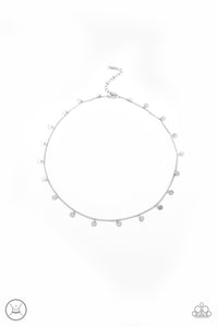 Paparazzi Necklace - CHIME A Little Brighter - Silver Choker