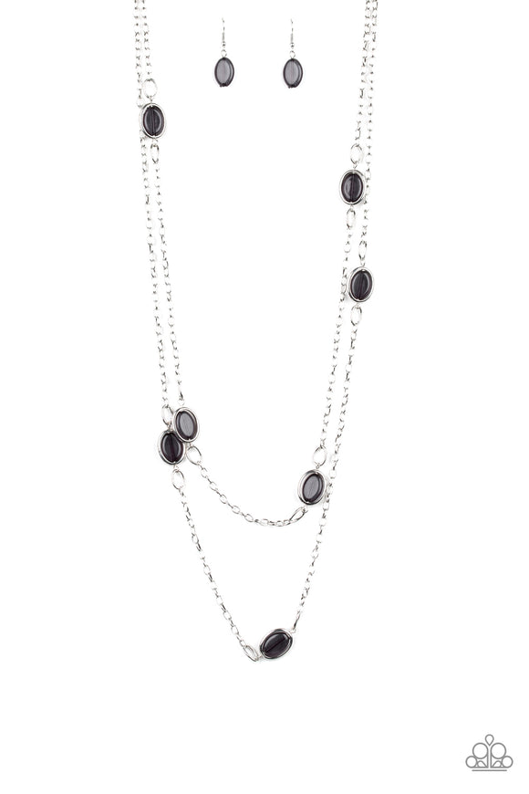 Paparazzi Necklace - Back For More - Black