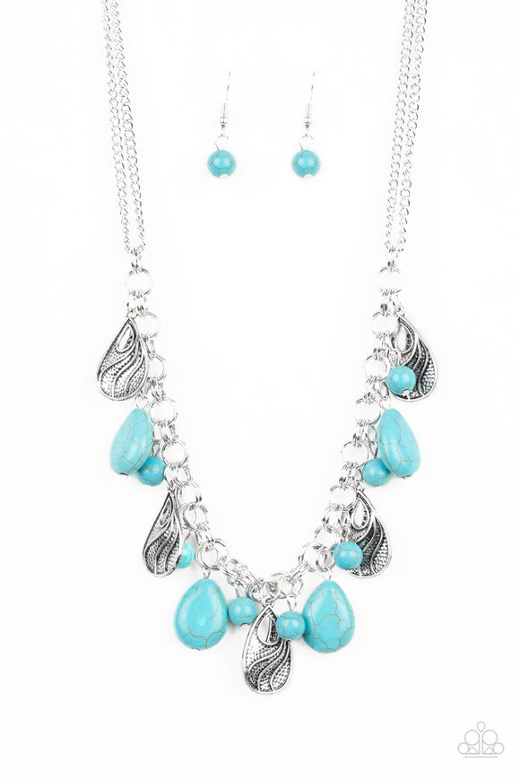 Paparazzi Necklace - Terra Tranquility - Blue