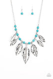 Paparazzi Necklace - Highland Harvester - Blue