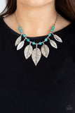 Paparazzi Necklace - Highland Harvester - Blue