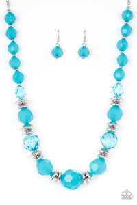 Paparazzi Necklace - Dine and Dash - Blue