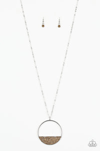 Paparazzi Necklace - Bet Your Bottom Dollar - Brown