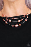 Paparazzi Necklace - Pacific Pageantry - Copper