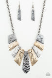 Paparazzi Necklace - Texture Tigress - Multi