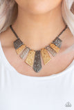 Paparazzi Necklace - Texture Tigress - Multi