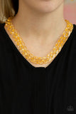 Paparazzi Necklace - Put it On Ice - Gold LOP