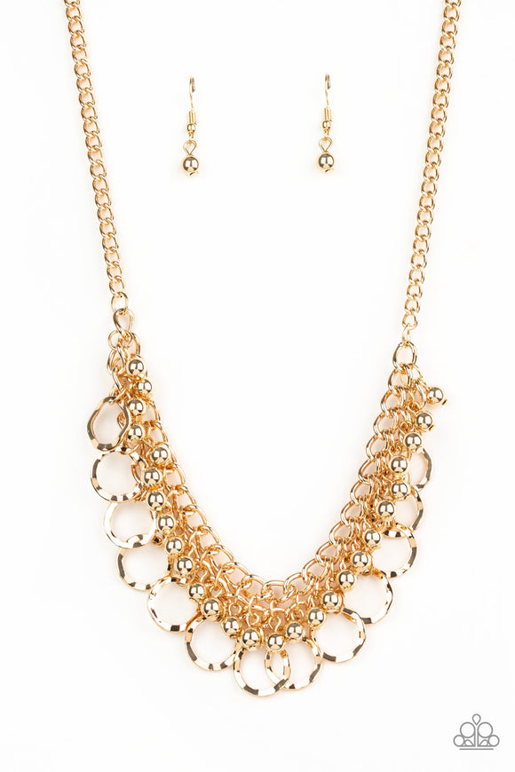 Paparazzi Necklace - Ring Leader Radiance - Gold