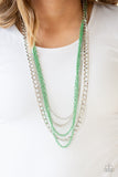 Paparazzi Necklace - Industrial Vibrance - Green