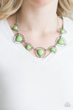 Paparazzi Necklace - Make A Point - Green
