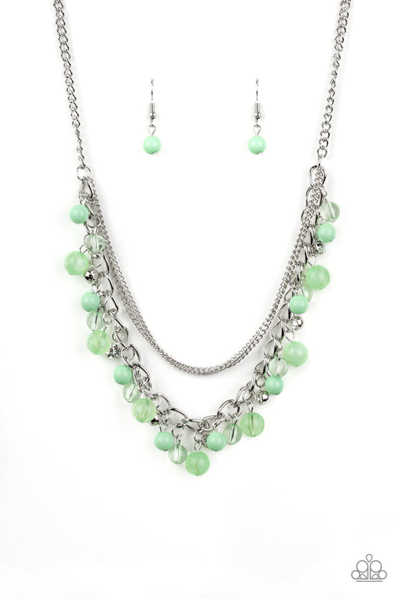 Paparazzi Necklace - Wait and SEA - Green