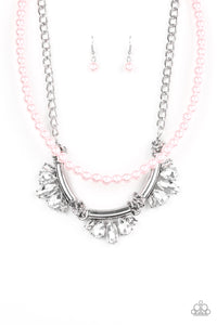 Paparazzi Necklace - Bow Before The Queen - Pink LOP