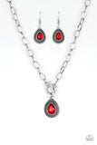 Paparazzi Necklace - Sheen Queen - Red