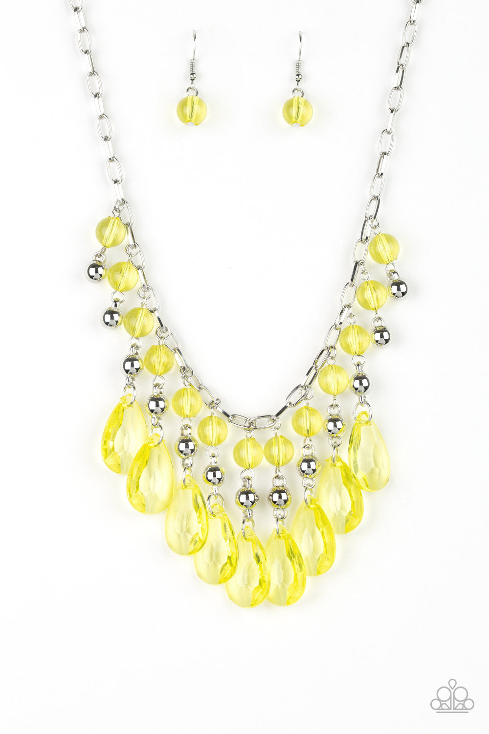 Beachside Babe - Yellow Necklace - Paparazzi Accessories – Bedazzle Me  Pretty Mobile Fashion Boutique