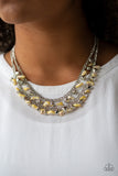 Paparazzi Necklace - Pebble Pioneer - Yellow