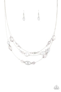 Paparazzi Necklace - Pacific Pageantry - Silver