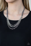 Paparazzi Necklace - Free Roamer - Silver