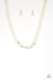 Paparazzi Necklace - Posh Boss - White