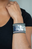 Paparazzi Urban Bracelet - MERMAIDS Have More Fun - Blue/Silver