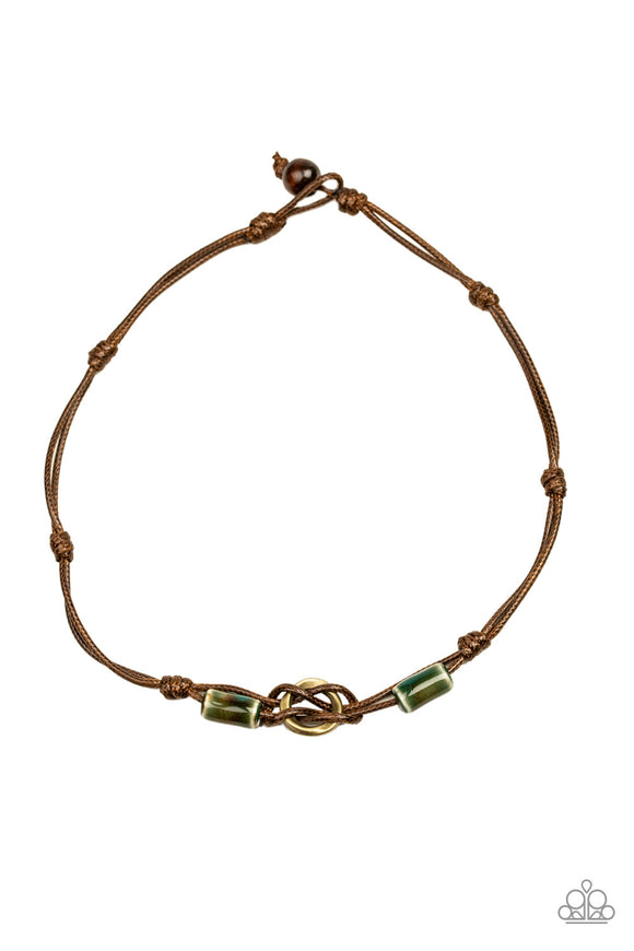 Paparazzi Urban Necklace - The Broncobuster - Green