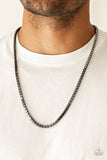 Paparazzi Urban Necklace - Boxed In - Black