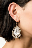 Paparazzi Earring - All Rise For Her Majesty - Gold