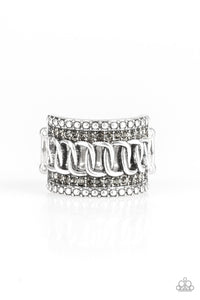 Paparazzi Ring - Out for The Count - Silver