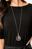 Paparazzi Necklace - GLOW and Tell - Pink