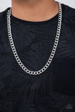 Paparazzi Urban Necklace - Full Court - Silver