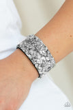 Paparazzi Urban Bracelet - Starry Sequins - Silver