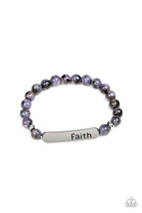 Paparazzi Urban Bracelet - Faith in All Things - Purple