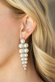 Paparazzi Earring - Totally Tribeca - White