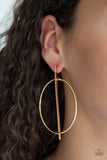 Paparazzi Earring - Vogue Visionary - Gold