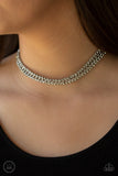 Paparazzi Necklace - Empo-HER-ment - White Choker