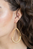 Paparazzi Earring - Glitz Fit - Gold