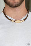 Paparazzi Necklace - Urban Carpentry - Brown