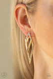 Paparazzi Earring - Point-BANK - Gold