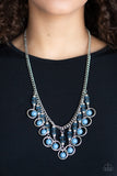 Paparazzi Necklace - Cool Cascade - Blue