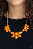 Paparazzi Necklace - Flair Affair - Orange