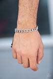 Paparazzi Urban Bracelet - Sideline - Silver