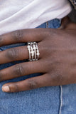 Paparazzi Ring - Sparkle Showdown - White