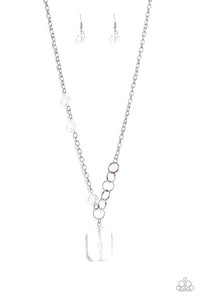 Paparazzi Necklace - Never A Dull Moment - White LOP