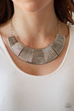 Paparazzi Necklace - More Roar - Silver