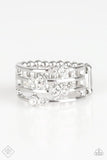 Paparazzi Ring - Sparkle Showdown - White